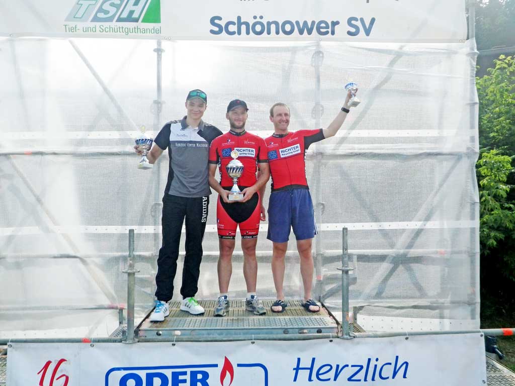 Hier die der Gesamtsieger Dirk Wowerat vom OSC Cyclingteam Potsdam